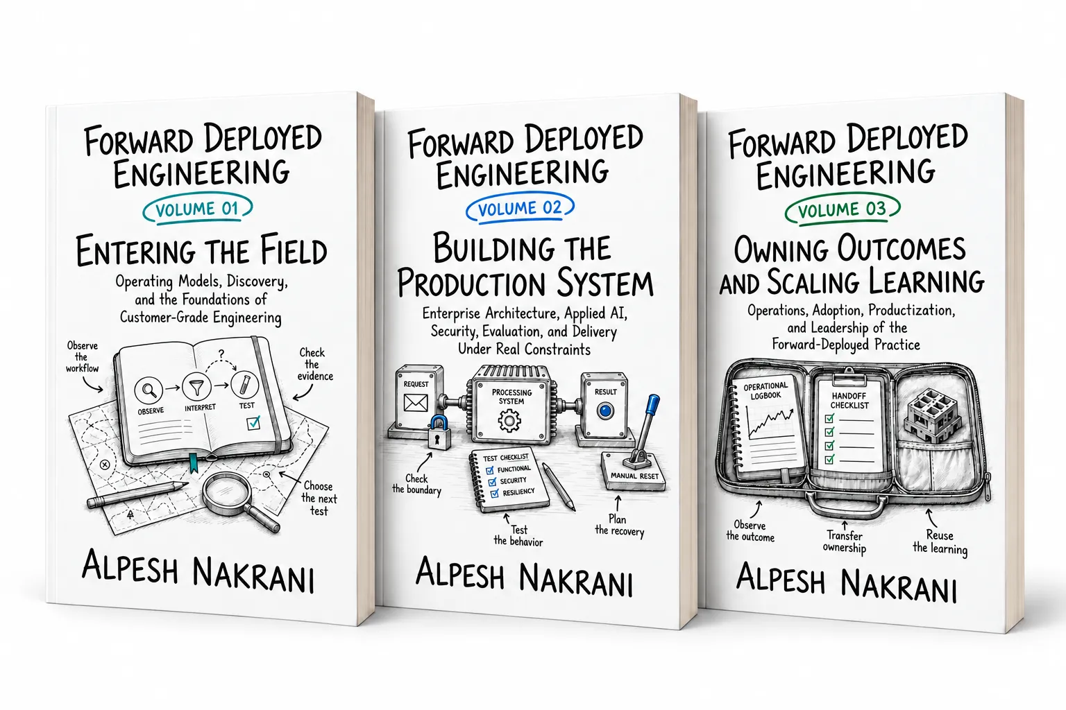Forward Deployed Engineering: the complete three-volume PDF collection by Alpesh Nakrani