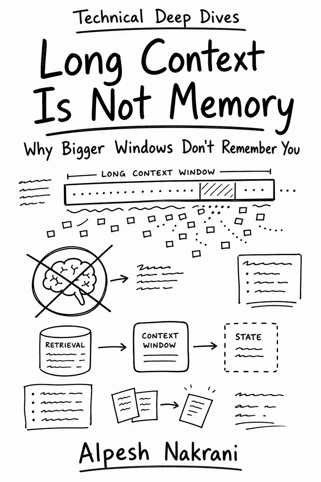 Long Context Is Not Memory cover