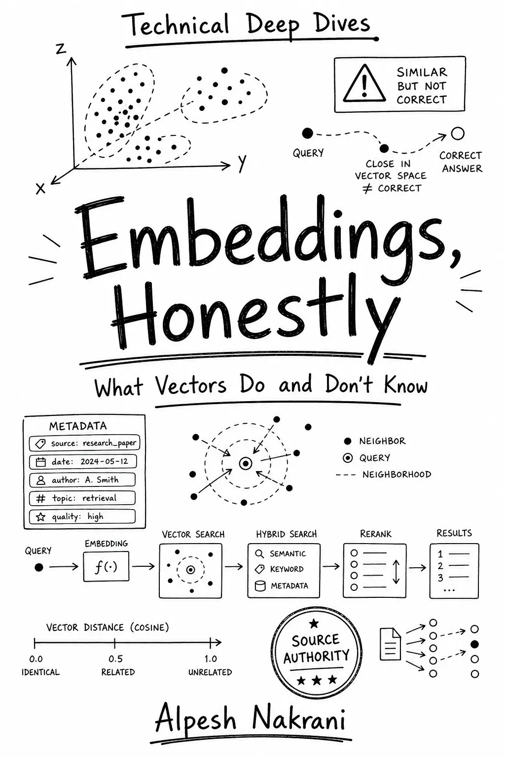 Embeddings, Honestly cover